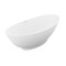 Anzzi Ala 6.2 ft. Solid Surface Freestanding Bathtub in Matte White FT-AZ508 - alternate 1